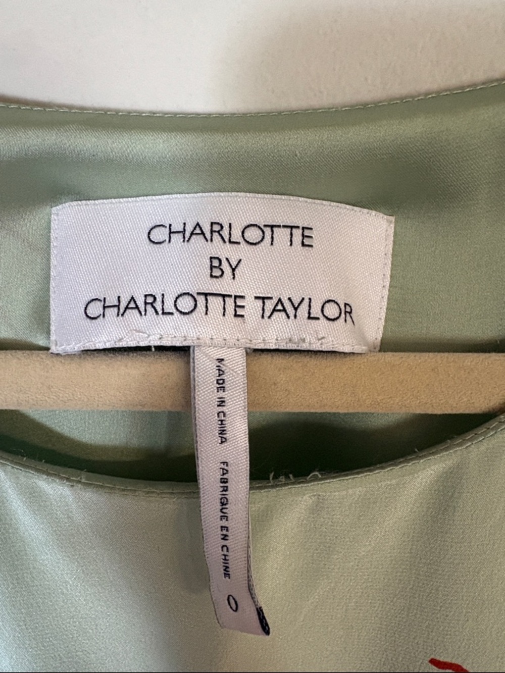 CHARLOTTE BY CHARLOTTE TAYLOR Fire Ants Maxi Dress Silk Size Zero - Picture 4 of 6